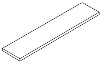 620070002680 Ступени F.d.M.Quark Oyster White Scalino Angolare Sx 33x80 Atlas Concorde Russia