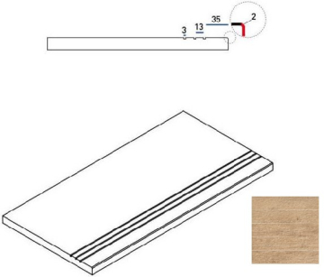 620090000238 Керамогранит OLIVE BORDO GRIP 30x60 Italon