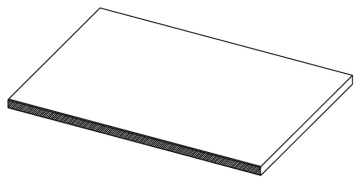 620090000896 Керамогранит Rinascente Clay Lineare LASTRA 20mm 30x60 Atlas Concorde Russia