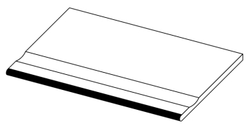 620090000902 Керамогранит Rinascente Clay Bordo Piscina LASTRA 20mm 30x60 Atlas Concorde Russia