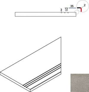 620090001034 Ступени Grey Bordo Grip Dx правый 30x60 Italon