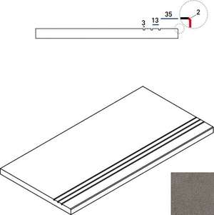 620090001044 Ступени Fume Bordo Grip 30x60 Italon
