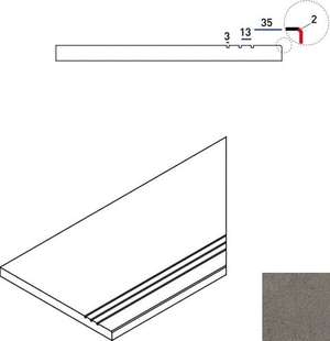 620090001045 Ступени Fume Bordo Grip Dx правый 30x60 Italon