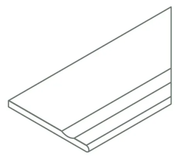 620090001397 Ступени Cosmos X2 Grey Bordo Svasato Round DX 30x120 Italon