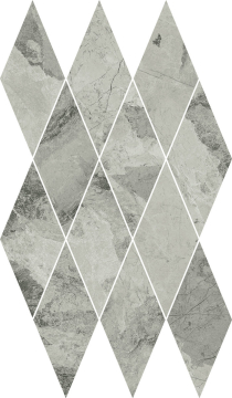 620110000079 Керамогранит Charme Extra Silver Mosaico Diamond 28x48 Italon