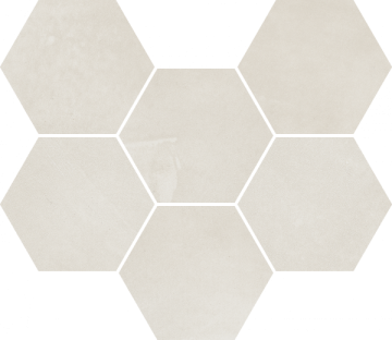 620110000186 Мозаика Continuum Polar Mosaico Hexagon 25x29 Italon