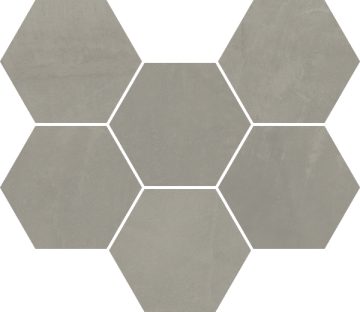 620110000189 Мозаика Continuum Iron Mosaico Hexagon 25x29 Italon