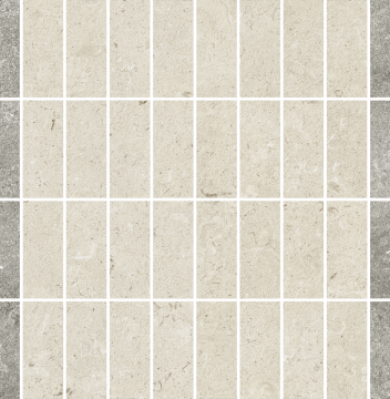 620110000255 Мозаика Аура Стоун Уайт Мозаика Стритс 28.3x29 Italon