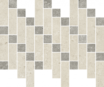620110000259 Мозаика Аура Стоун Уайт Мозаика Хэритэйдж 37.9x31.6 Italon