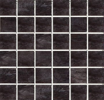 739361 Мозаика Mosaico Ardoise Noir Grip 30x30 Rex Ceramiche
