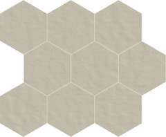 749581 Мозаика Neutra 6.0 02 Polvere Mosaico B Esagono 10x10 30x26 Casa Dolce Casa