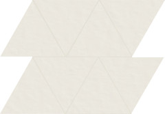 749604 Мозаика Neutra 6.0 01 Bianco Mosaico F Triangolo 10x15 30x35 Casa Dolce Casa