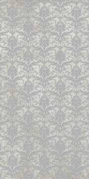 752622 Керамогранит Tesori Decoro Broccato Grigio Argento 6mm 120x240 Cedit