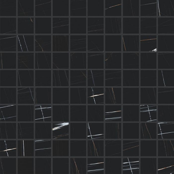752802 Мозаика Stones 2.0 Sahara Noir Glossy Mosaico 3x3 30x30 Casa Dolce Casa