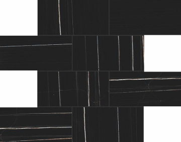 752809 Мозаика Stones 2.0 Sahara Noir Glossy Muretto 6mm 7,5x15 30x30 Casa Dolce Casa