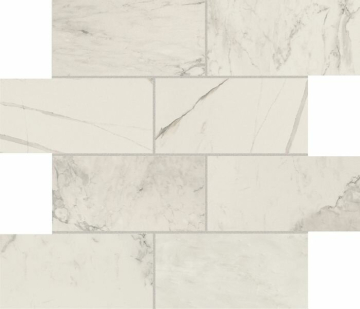 752812 Мозаика Stones 2.0 Calacatta Glossy Muretto 6mm 7,5x15 30x30 Casa Dolce Casa