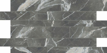 756692 Мозаика Stones 2.0 Calacatta Black Smooth Modulo Listello SF 30x60 Casa Dolce Casa