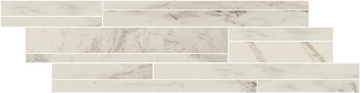 756710 Мозаика Stones 2.0 Calacatta Glossy Modulo Listello SF. 3D 15x60 Casa Dolce Casa