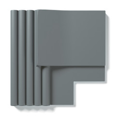 760369 Керамогранит Rilievi 03 Ombra 50mm 36x36 Cedit
