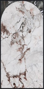 764106 Керамогранит Policroma Arco Breccia-Cipollino Mat Ret 6mm 120x240 Cedit