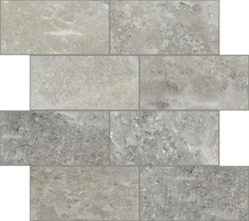 766769 Мозаика Rock Salt Maui Green Luc Muretto 7.5x15 6mm 30x30 Cerim