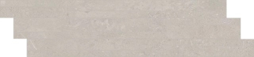 767038 Керамогранит Elemental Grey Limestone Listello Sfalsato Mix 15x60 Cerim