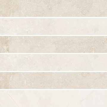 767170 Мозаика Elemental White Limestone Mosaico 3D Luc 30x30 Cerim
