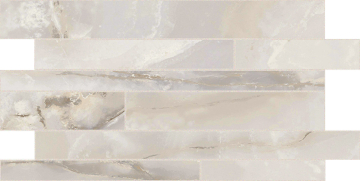 767670 Мозаика Onyx&More White Onyx Glossy Modulo Listello SF 30x60 Casa Dolce Casa