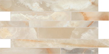 767671 Мозаика Onyx&More Golden Onyx Glossy Modulo Listello SF 30x60 Casa Dolce Casa