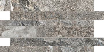 767680 Мозаика Onyx&More Silver Porphyry STR Modulo Listello SF 30x60 Casa Dolce Casa