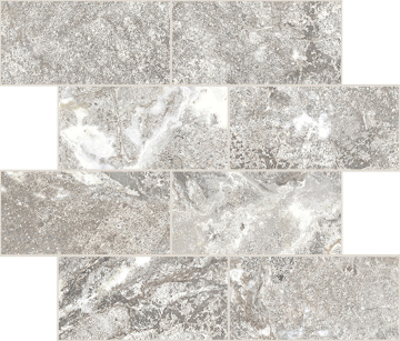 767711 Мозаика Onyx&More White Porphyry STR Modulo Muretto 6mm 7,5x15 30x30 Casa Dolce Casa