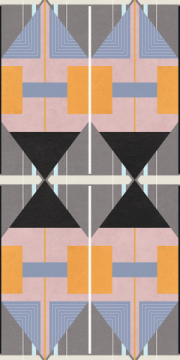 769440 Керамогранит Chimera Decoro Radici Grigio Mat Ret 6mm 120x240 Cedit