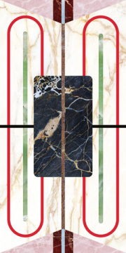 769481 Керамогранит Chimera Decoro Empatia Bianco Mat Ret 6mm 60x120 Cedit