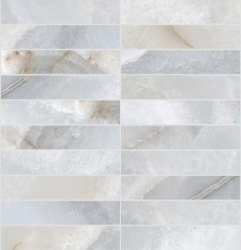 770250 Мозаика Reves De Rex Bleu Mosaico Matte 3x15 30x30 Rex Ceramiche