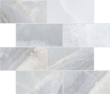 770274 Мозаика Reves De Rex Bleu Muretto Sfalsato Mat 6mm 7.5x15 30x30 Rex Ceramiche