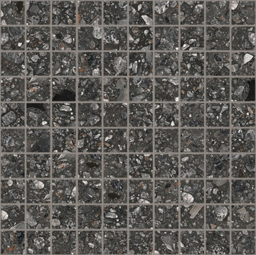 772275 Мозаика Match Up Liquorice Mix Comfort Mosaico 3x3 30x30 Cerim