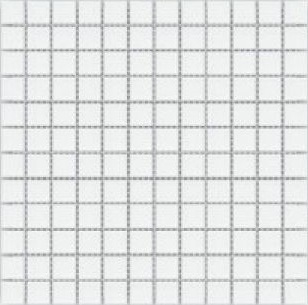 80013 Мозаика Mosaic White 2,5x2,5 30x30 Serapool