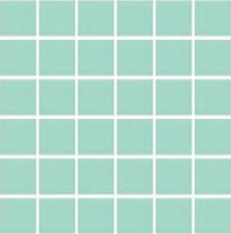 80052.7 Мозаика Mosaic Light Green 5x5 30x30 Serapool