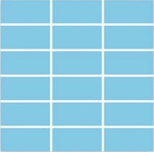 80071.3 Мозаика Mosaic Light Blue 5x10 30x30 Serapool