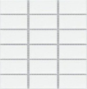 80073 Мозаика Mosaic White 5x10 30x30 Serapool