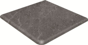 906824 Клинкерная плитка Petra Esquina Redondeada Antracita Antislip 33x33 Gres de Aragon