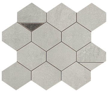 9BNA Мозаика Blaze Aluminium Mosaico Nest 29.4x25.8 Atlas Concorde