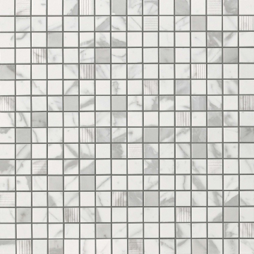 9MVS Мозаика Marvel Statuario Select Mosaic 30.5x30.5 Atlas Concorde