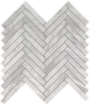 9SHB Плитка Marvel Bardiglio Grey Herringbone Wall 30,5x30 Atlas Concorde