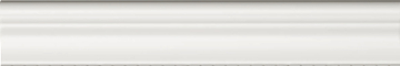 A043859 Плитка Moldura Fables Plinth White Mate 5x30 Ape Ceramica