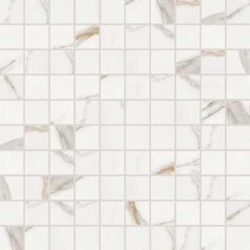 A2M8 Мозаика Calacatta Gold Mosaico Lappato RT 30x30 Keope