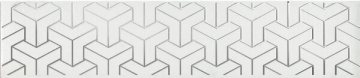 AD/A569/6397 Плитка Бордюр Ломбардиа белый 25*5.4 Kerama Marazzi