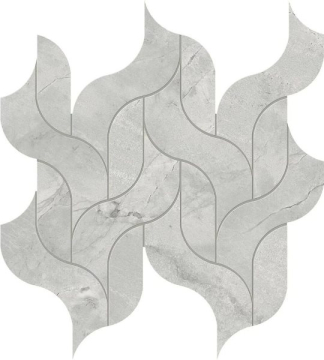 AF8U Мозаика Marvel Grey Cloud Mosaico Waterfall Lappato 30,5x27,7 Atlas Concorde
