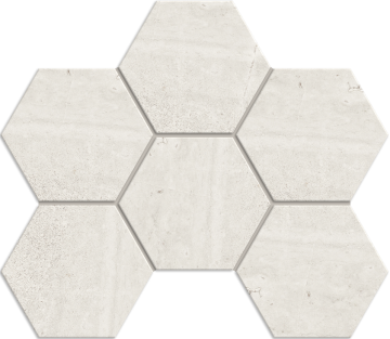Ametis by Estima Мозаика Мозаика KA00 Kailas Ivory Hexagon 25x28.5 Ametis by Estima
