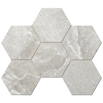 Ametis by Estima Мозаика Мозаика KA01 Kailas Grey Hexagon 25x28.5 Ametis by Estima